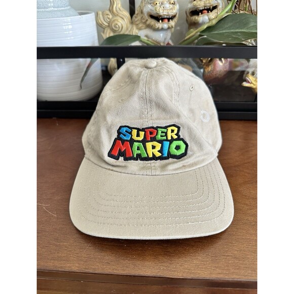 Super Mario Hat Gray Dad Cap – Nintendo 2018 – One Size – Promo - Picture 1 of 4